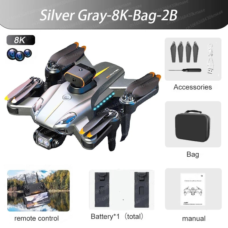 MIJIA P11 Max Drone 8K 5G GPS Professional HD Aerial Photography Dual-Camera Obstacle Avoidanc Brushless Quadrotor 10000M