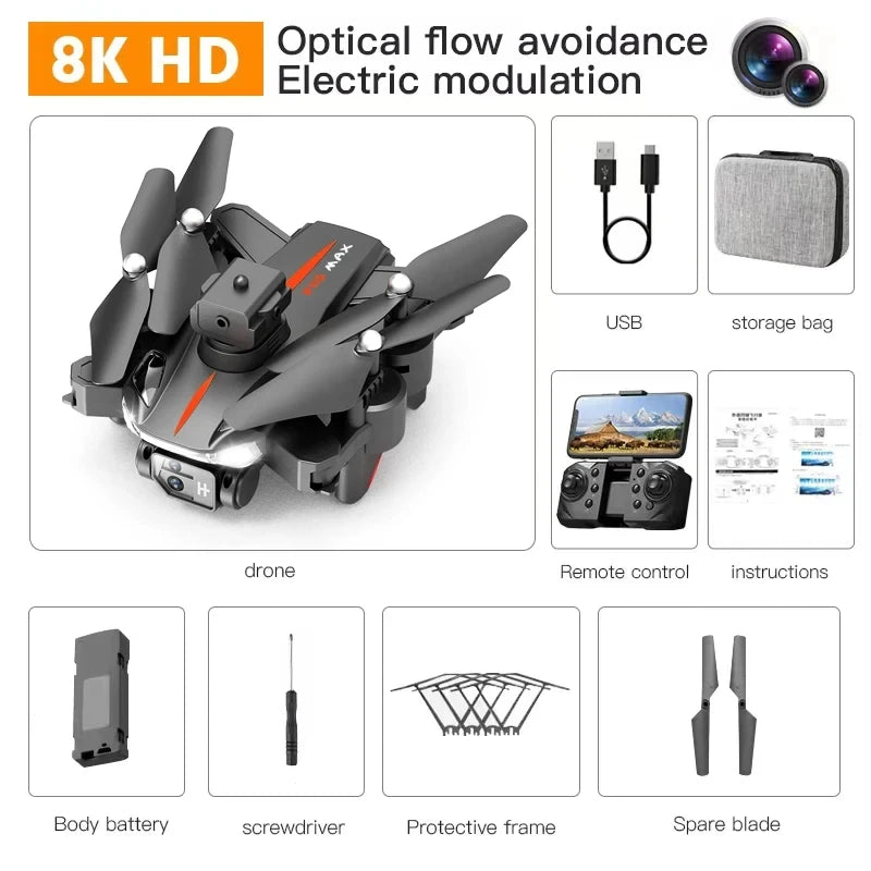 MIJIA P11 Max Drone 8K 5G GPS Professional HD Aerial Photography Dual-Camera Obstacle Avoidanc Brushless Quadrotor 10000M