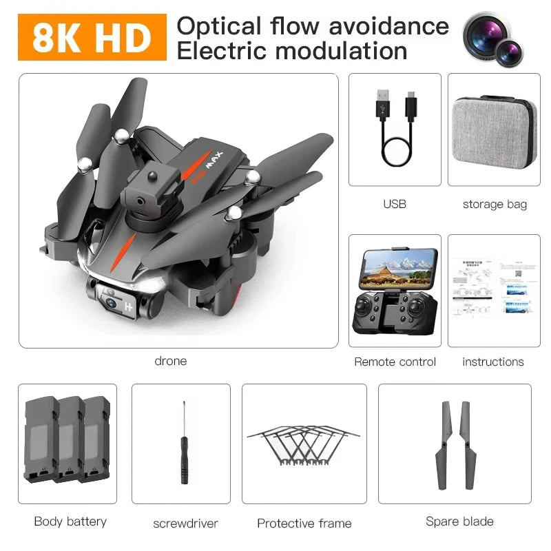 MIJIA P11 Max Drone 8K 5G GPS Professional HD Aerial Photography Dual-Camera Obstacle Avoidanc Brushless Quadrotor 10000M