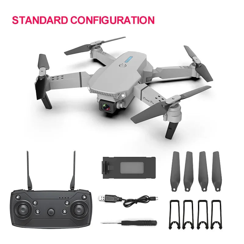 E88 Pro New WIFI FPV Drone Wide Angle HD Height Hold RC Foldable Quadcopter Helicopter