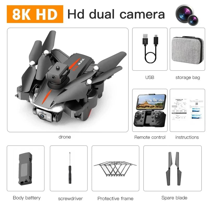 MIJIA P11 Max Drone 8K 5G GPS Professional HD Aerial Photography Dual-Camera Obstacle Avoidanc Brushless Quadrotor 10000M