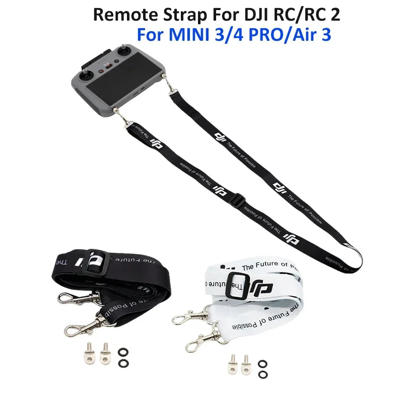 For Mini 3/4 Pro AIR 3 Neck Strap Lanyard W Screws for Mini 3 4 Pro MAVIC 3 PRO RC 2 Remote Controller Drone Accessories