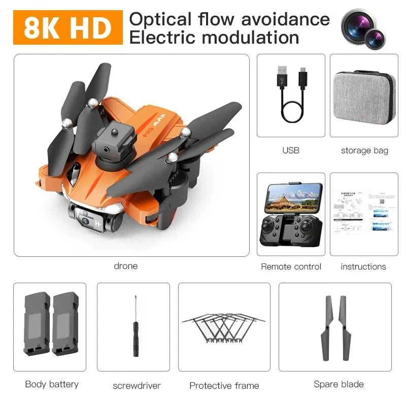 MIJIA P11 Max Drone 8K 5G GPS Professional HD Aerial Photography Dual-Camera Obstacle Avoidanc Brushless Quadrotor 10000M