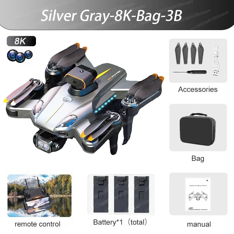 MIJIA P11 Max Drone 8K 5G GPS Professional HD Aerial Photography Dual-Camera Obstacle Avoidanc Brushless Quadrotor 10000M