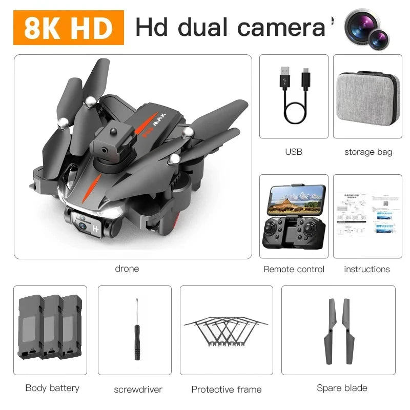 MIJIA P11 Max Drone 8K 5G GPS Professional HD Aerial Photography Dual-Camera Obstacle Avoidanc Brushless Quadrotor 10000M