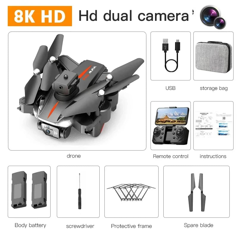 MIJIA P11 Max Drone 8K 5G GPS Professional HD Aerial Photography Dual-Camera Obstacle Avoidanc Brushless Quadrotor 10000M