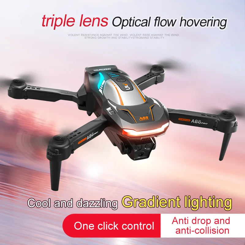 Xiaomi 10000M A88 Drone Professional 8K GPS Dual Camera 5G Obstacle Avoidance Optical Flow Positioning Brushless Upgraded RC 
