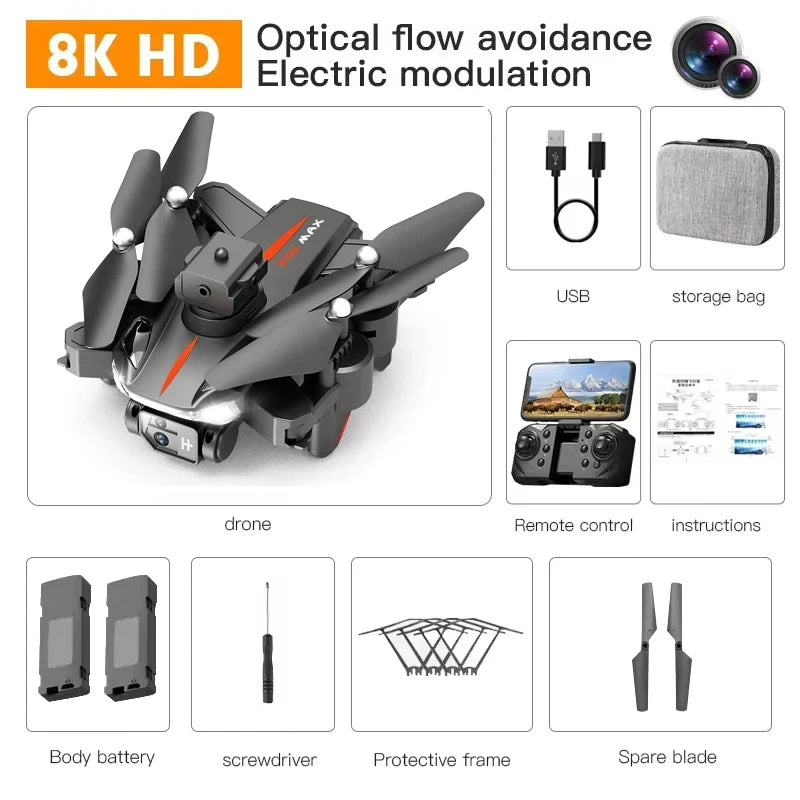 MIJIA P11 Max Drone 8K 5G GPS Professional HD Aerial Photography Dual-Camera Obstacle Avoidanc Brushless Quadrotor 10000M