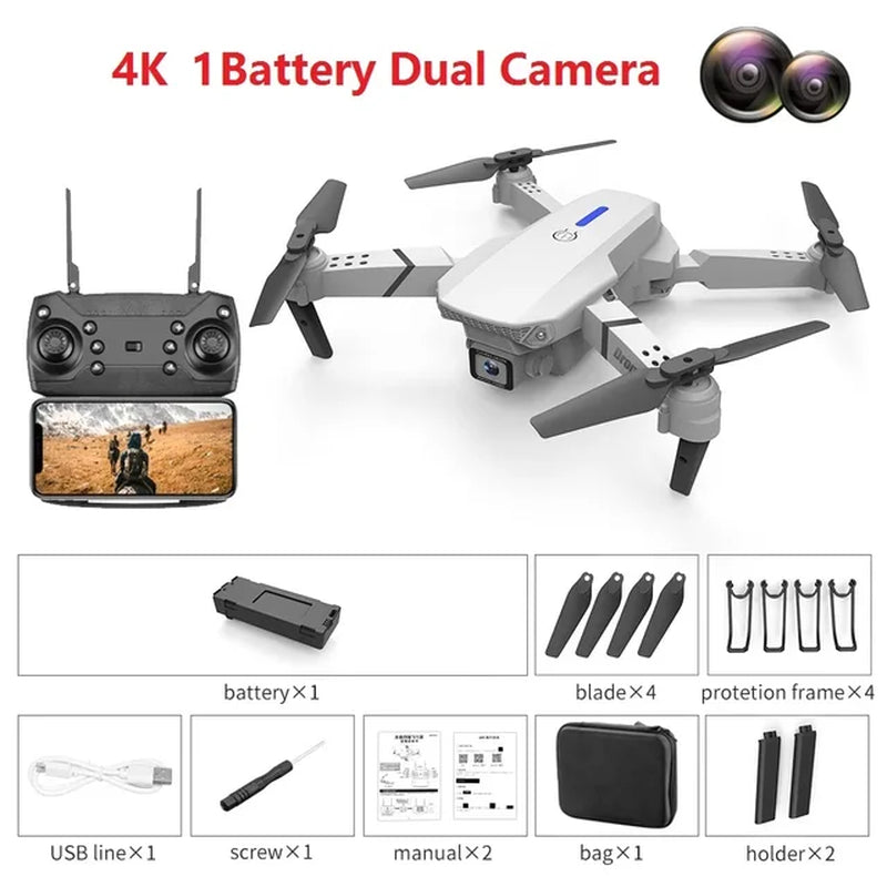 E88 Pro New WIFI FPV Drone Wide Angle HD Height Hold RC Foldable Quadcopter Helicopter