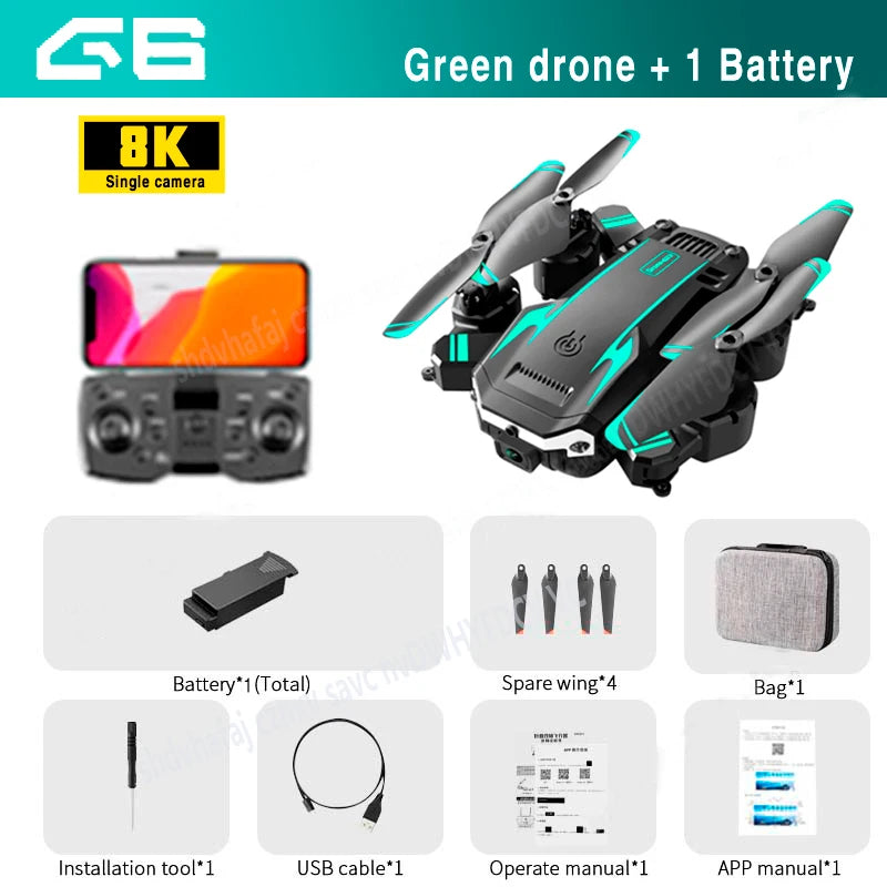 Xiaomi G6Pro Drone GPS 8K 5G Professional HD Aerial Photography Dual-Camera Obstacle Avoidance Four-Rotor Helicopter 10000M