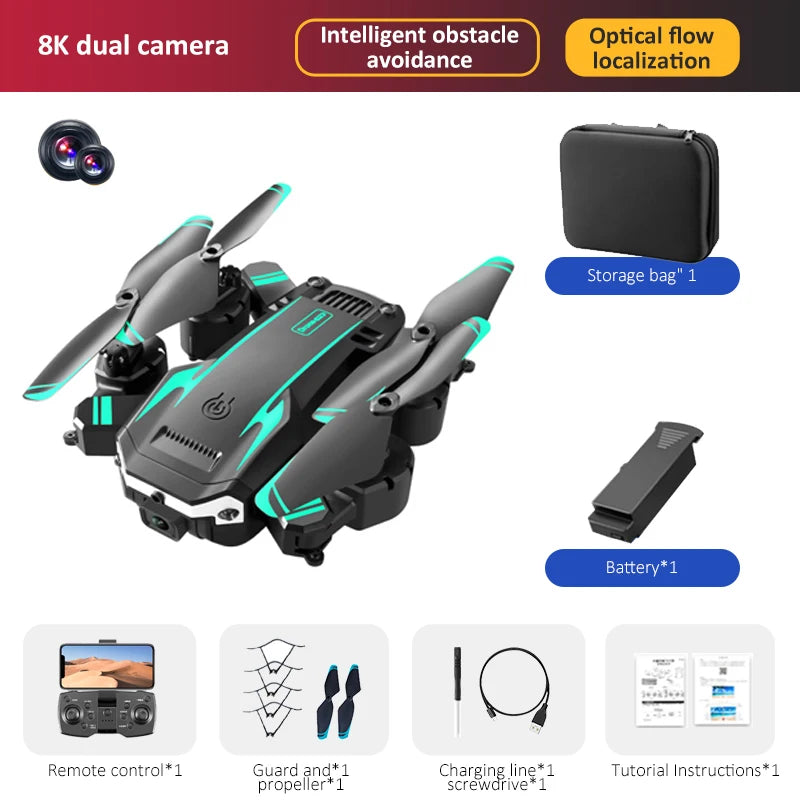 Xiaomi S6 Pro Drone GPS 8K 5G Professional HD Dual-Camera Obstacle Avoidance Four-Rotor Helicopter 8000M